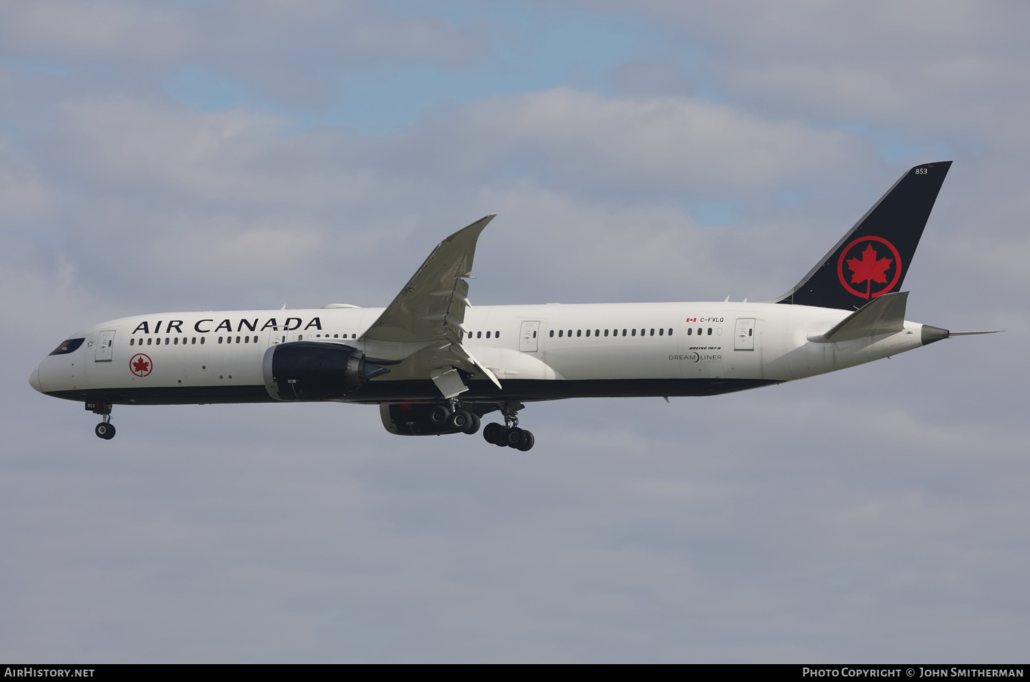 Aircraft Photo of C-FVLQ | Boeing 787-9 Dreamliner | Air Canada | AirHistory.net #357637