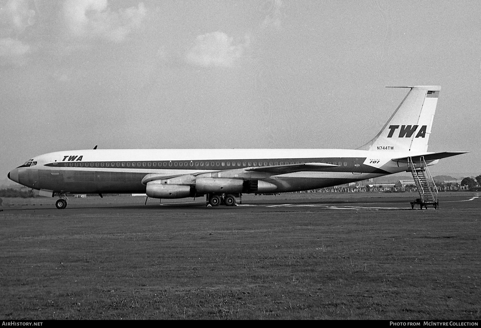 Aircraft Photo of N744TW | Boeing 707-131 | Trans World Airlines - TWA | AirHistory.net #357643