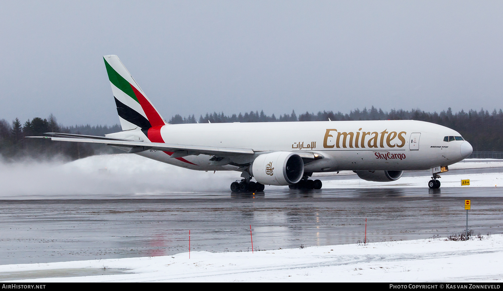 Aircraft Photo of A6-EFI | Boeing 777-F1H | Emirates SkyCargo | AirHistory.net #357648