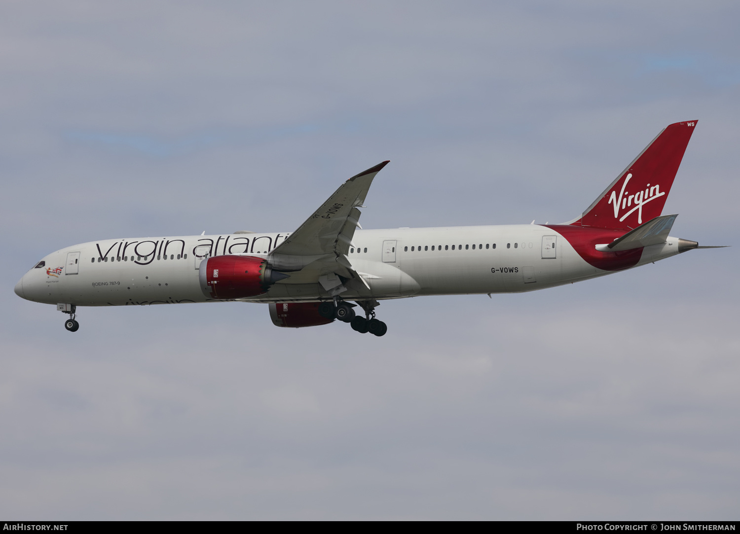 Aircraft Photo of G-VOWS | Boeing 787-9 Dreamliner | Virgin Atlantic Airways | AirHistory.net #357652