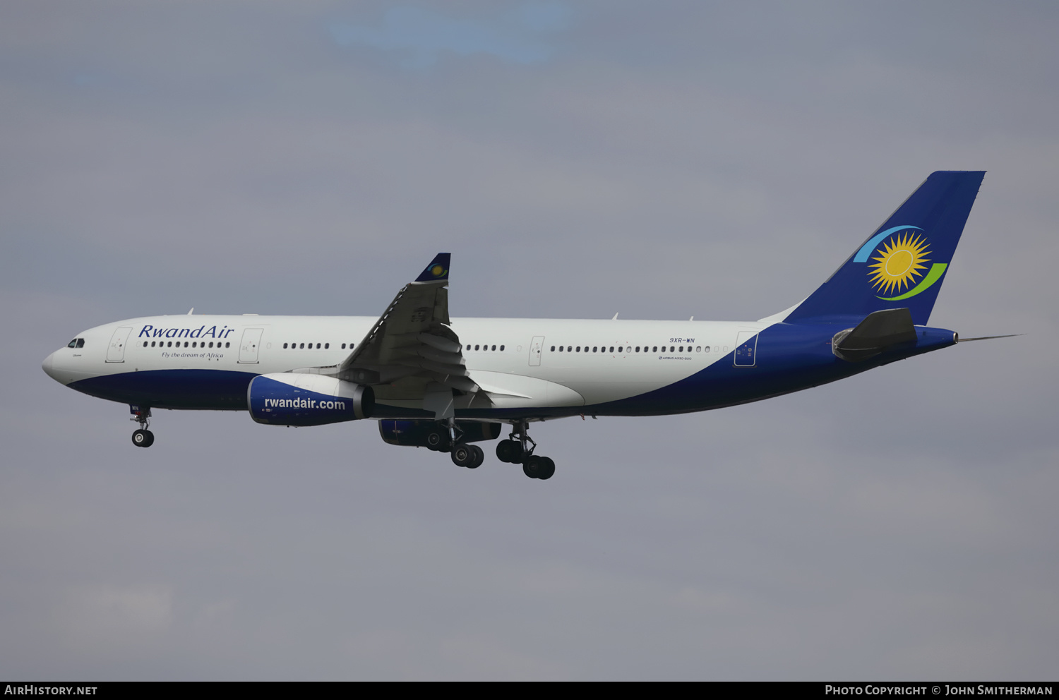 Aircraft Photo of 9XR-WN | Airbus A330-243 | RwandAir | AirHistory.net #357671