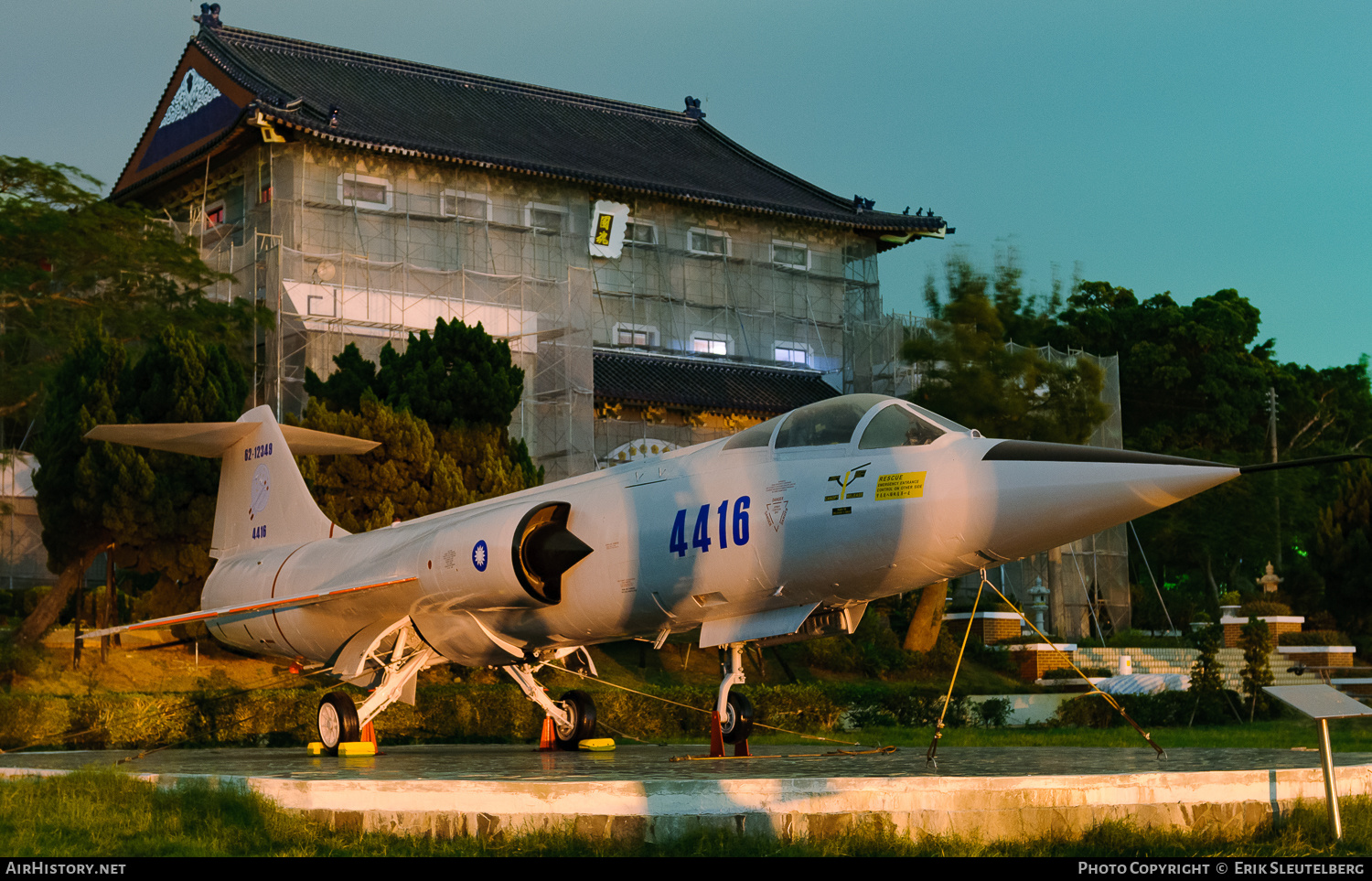 Aircraft Photo of 4416 / 62-12349 | Lockheed F-104G Starfighter | Taiwan - Air Force | AirHistory.net #357673