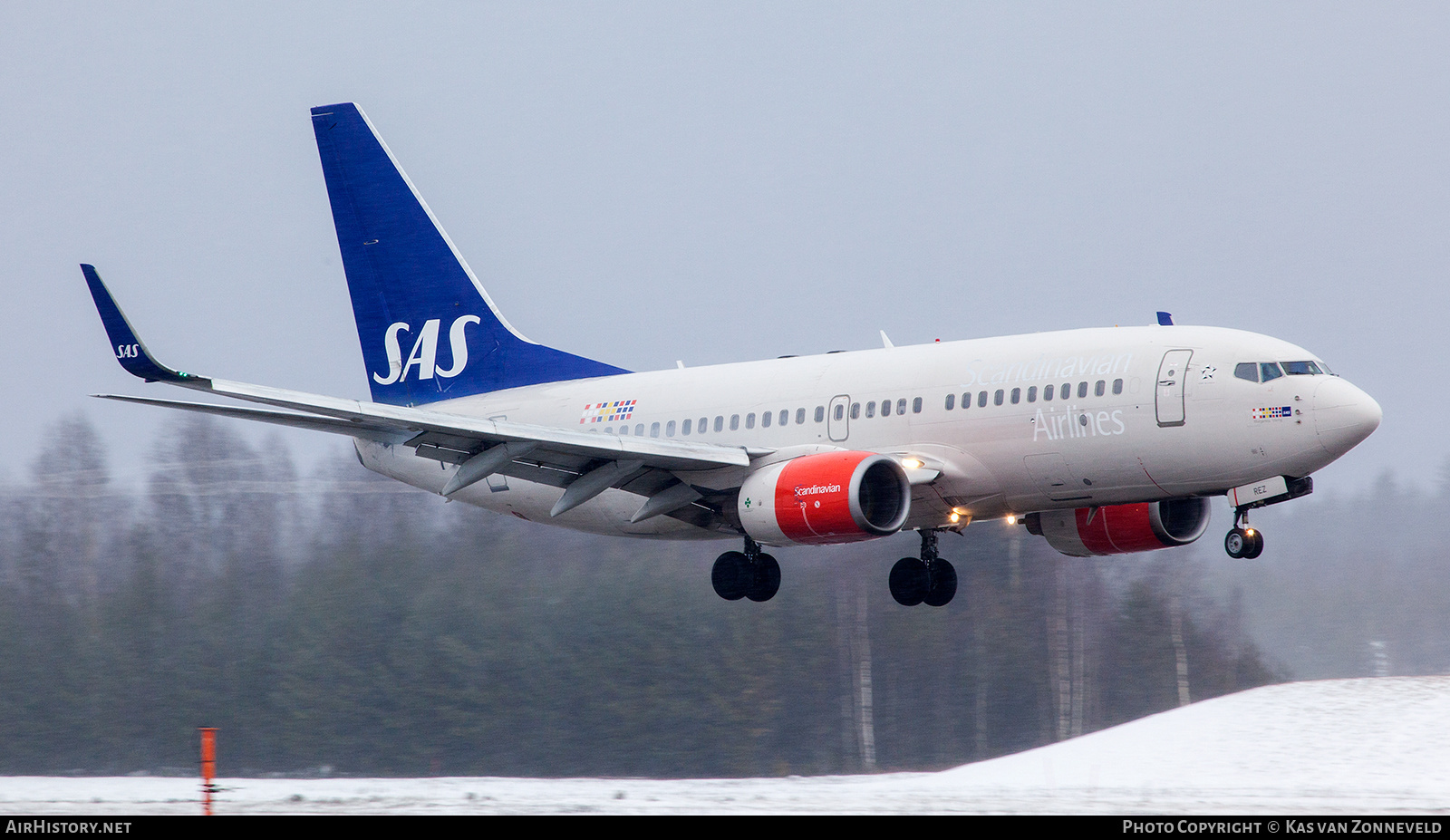 Aircraft Photo of SE-REZ | Boeing 737-76N | Scandinavian Airlines - SAS | AirHistory.net #357683