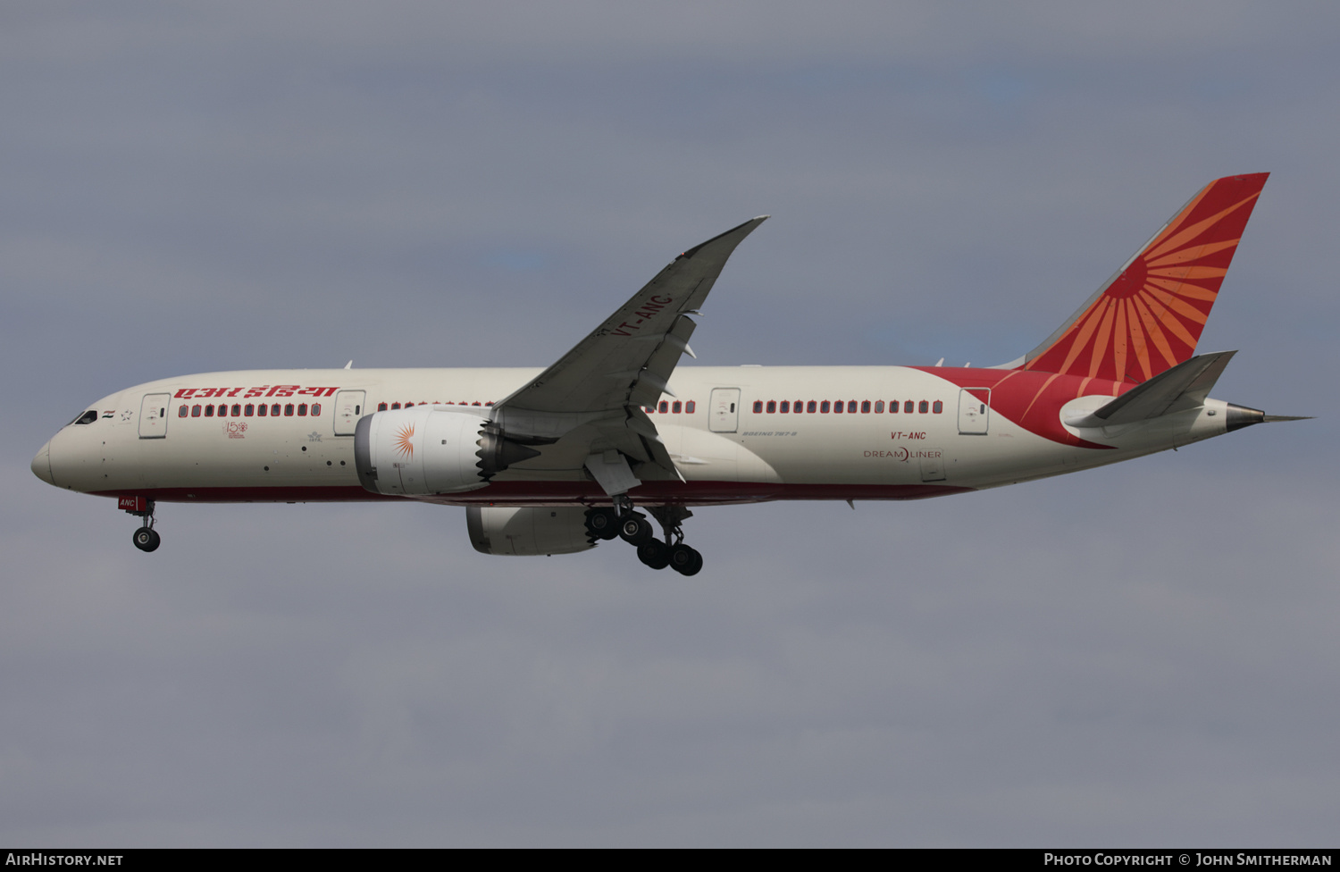Aircraft Photo of VT-ANC | Boeing 787-8 Dreamliner | Air India | AirHistory.net #357685