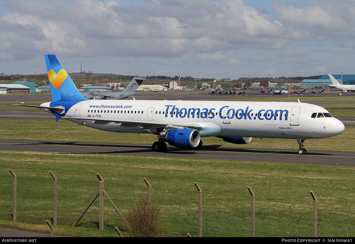 Aircraft Photo of G-TCDV | Airbus A321-211 | Thomas Cook Airlines | AirHistory.net #357699