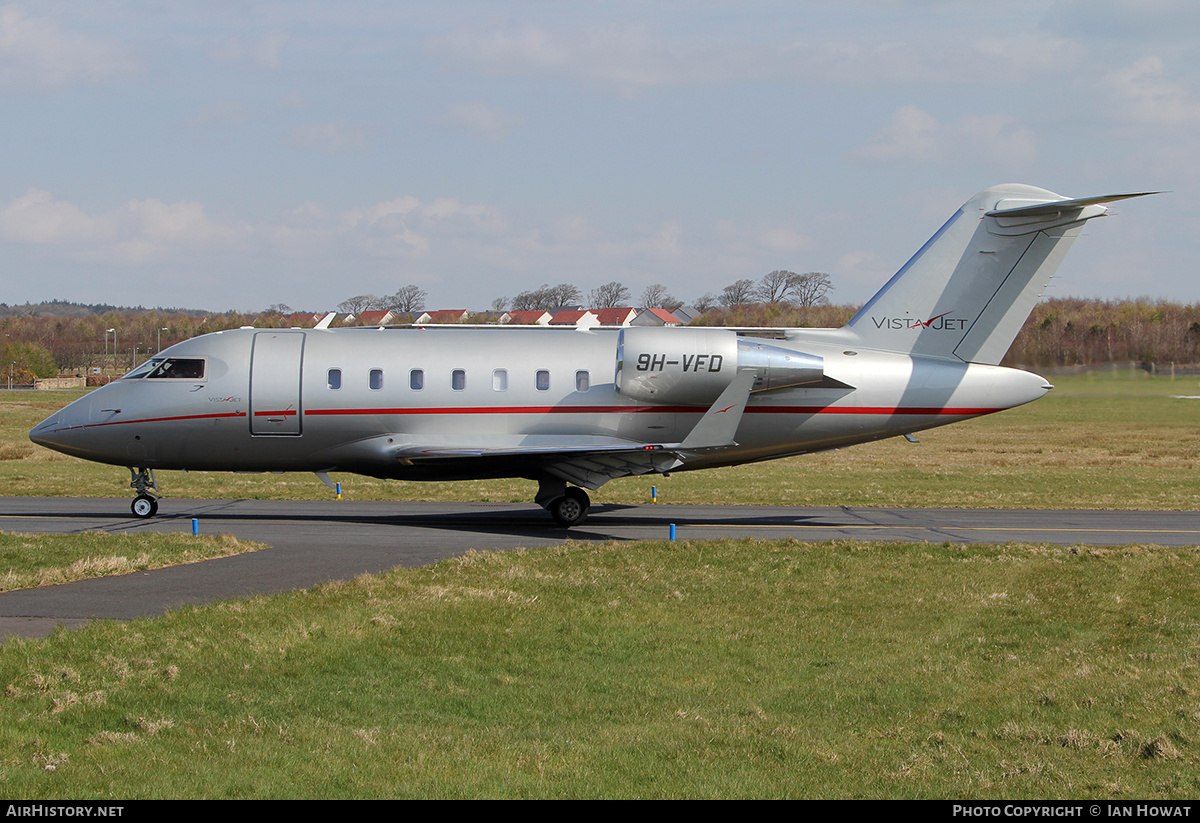 Aircraft Photo of 9H-VFD | Bombardier Challenger 605 (CL-600-2B16) | VistaJet | AirHistory.net #357700