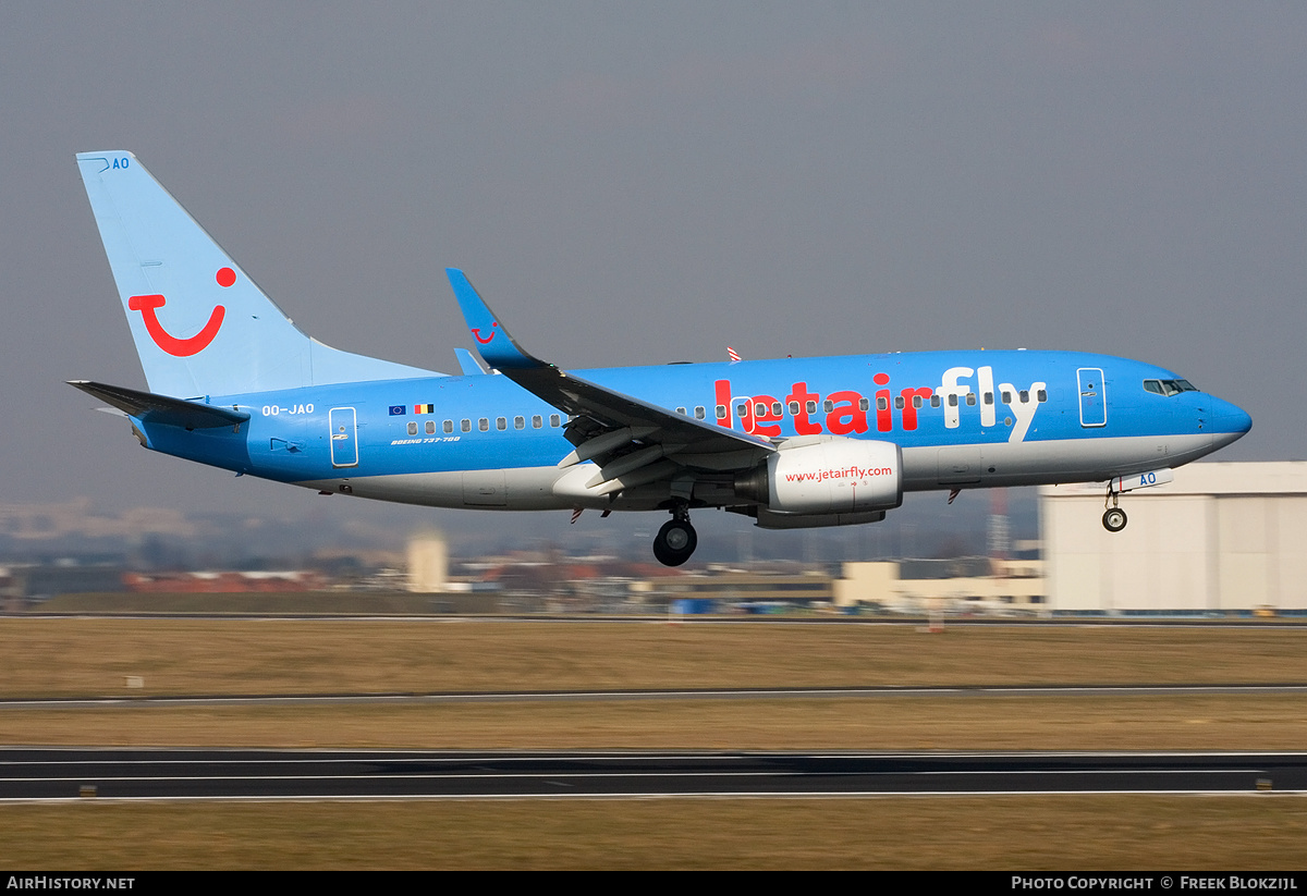 Aircraft Photo of OO-JAO | Boeing 737-7K5 | Jetairfly | AirHistory.net #357714