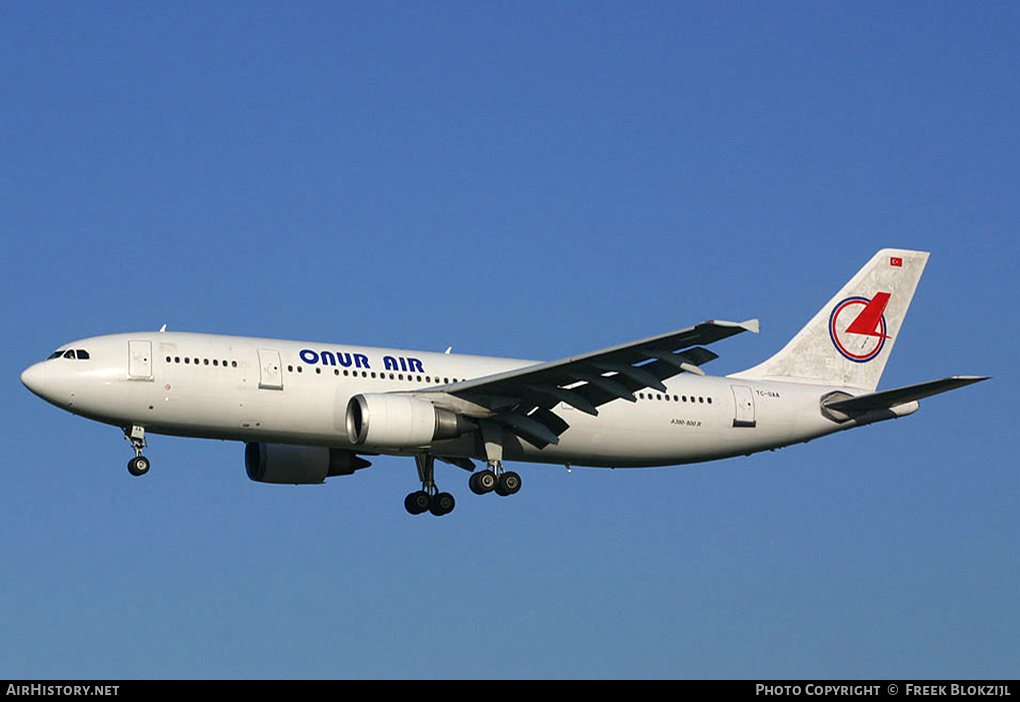 Aircraft Photo of TC-OAA | Airbus A300B4-605R | Onur Air | AirHistory.net #357716
