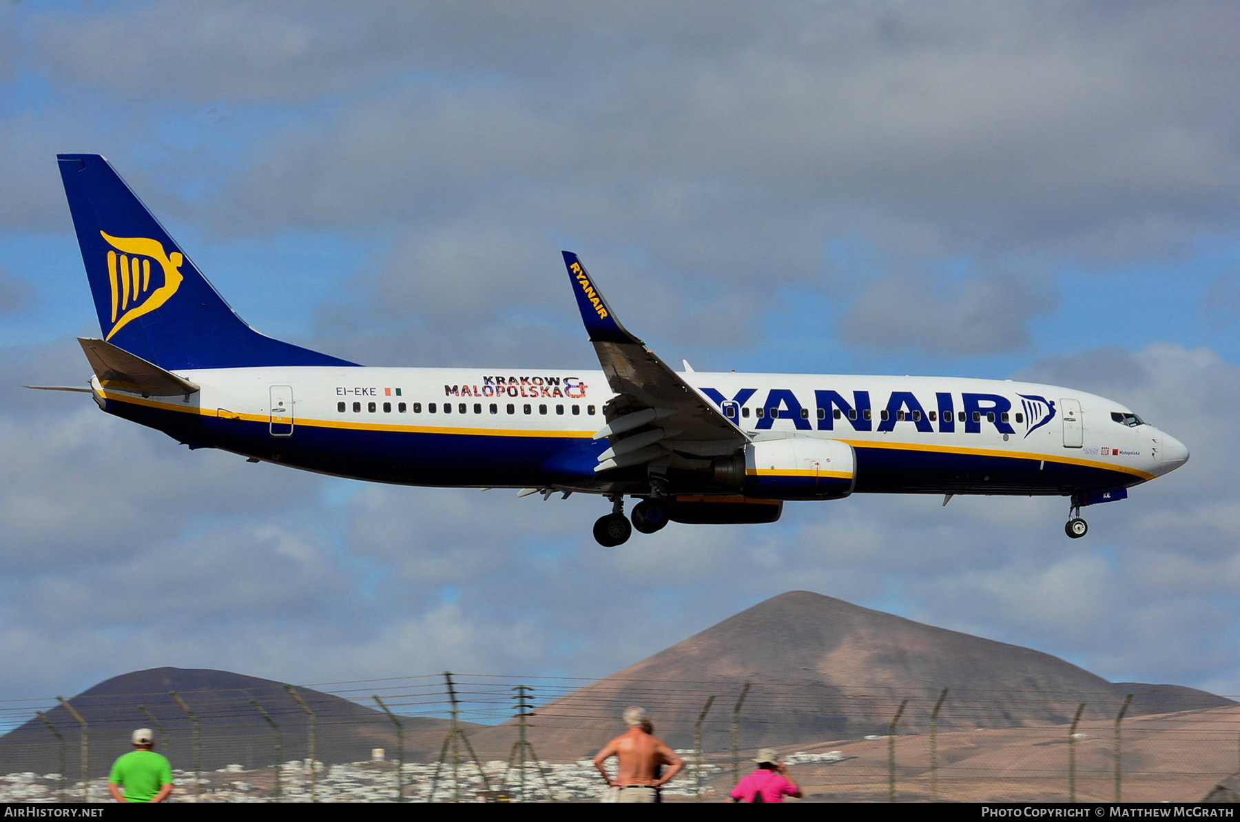 Aircraft Photo of EI-EKE | Boeing 737-8AS | Ryanair | AirHistory.net #357729