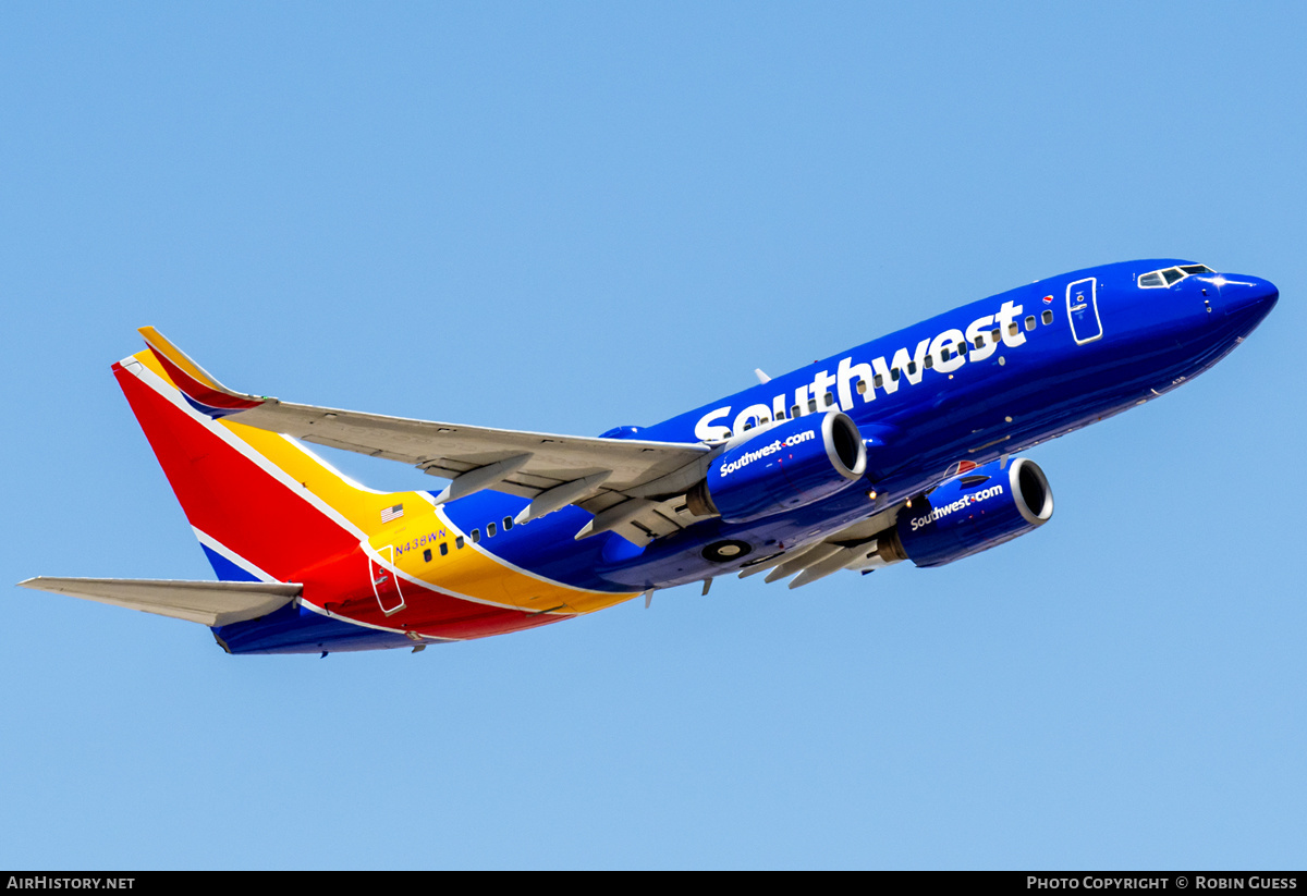 Aircraft Photo of N438WN | Boeing 737-7H4 | Southwest Airlines | AirHistory.net #357735