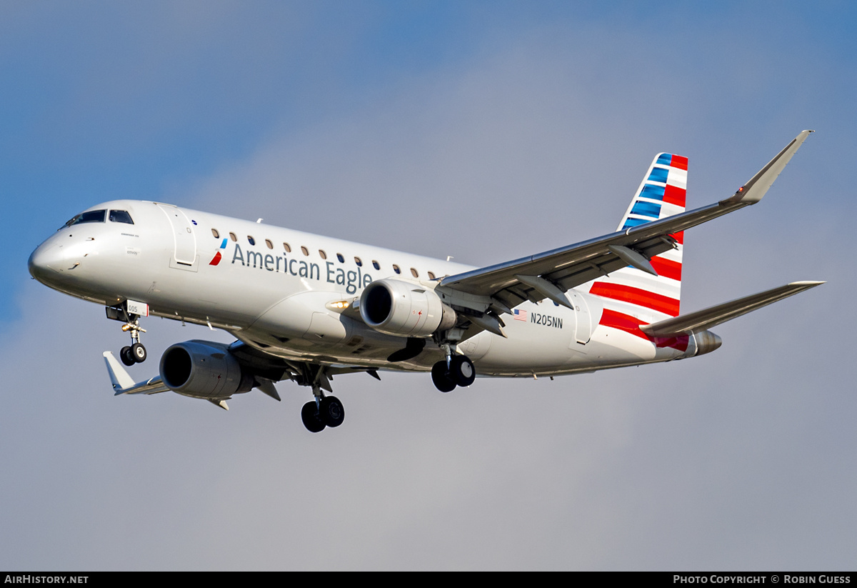 Aircraft Photo of N205NN | Embraer 175LR (ERJ-170-200LR) | American Eagle | AirHistory.net #357755