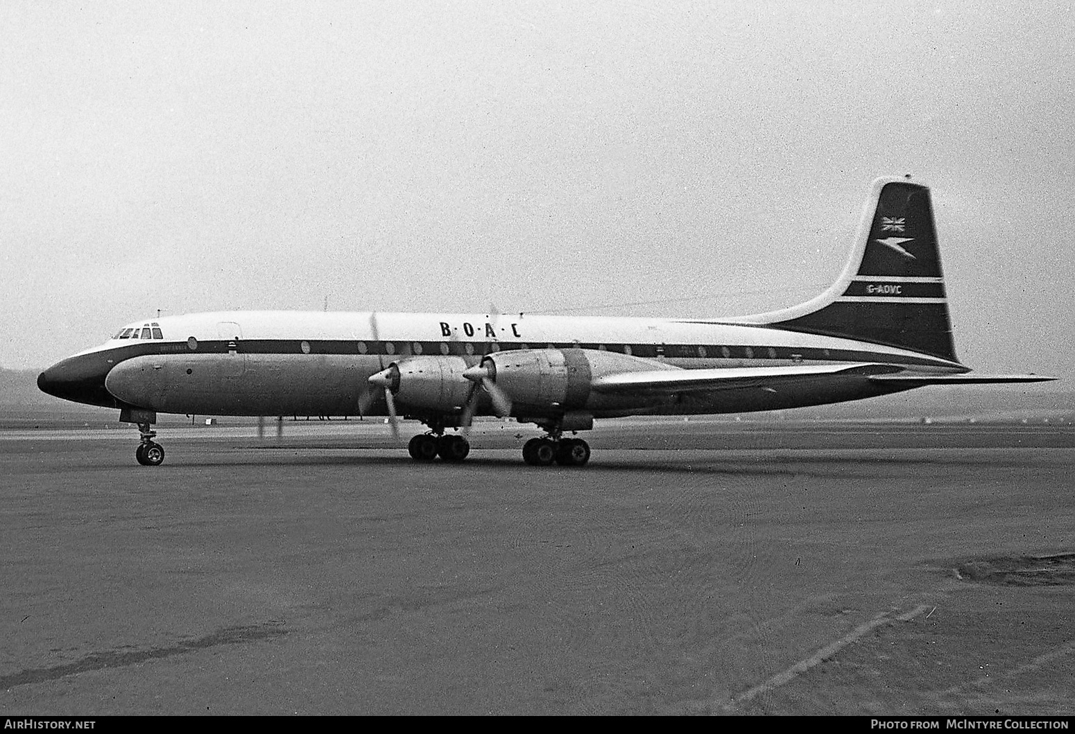 Aircraft Photo of G-AOVC | Bristol 175 Britannia 312 | BOAC - British Overseas Airways Corporation | AirHistory.net #357764