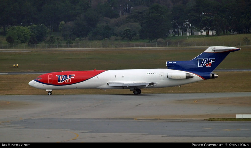 Aircraft Photo of PR-MTK | Boeing 727-222(F) | TAF Linhas Aéreas - Táxi Aéreo Fortaleza | AirHistory.net #357766