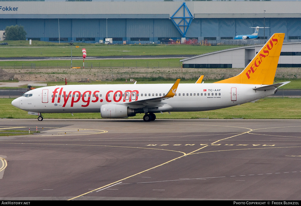 Aircraft Photo of TC-AAY | Boeing 737-82R | Pegasus Airlines | AirHistory.net #357779