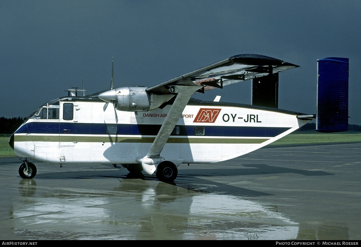 Aircraft Photo of OY-JRL | Short SC.7 Skyvan 3-100 | Danish Air Transport - DAT | AirHistory.net #357789