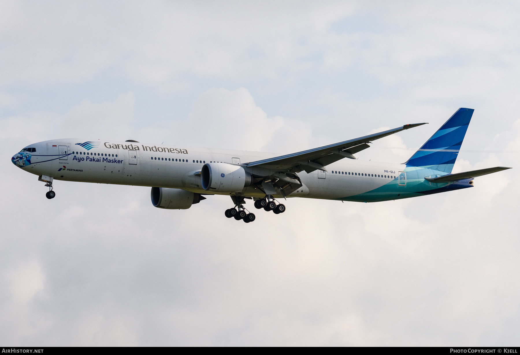 Aircraft Photo of PK-GIJ | Boeing 777-3U3/ER | Garuda Indonesia | AirHistory.net #357833