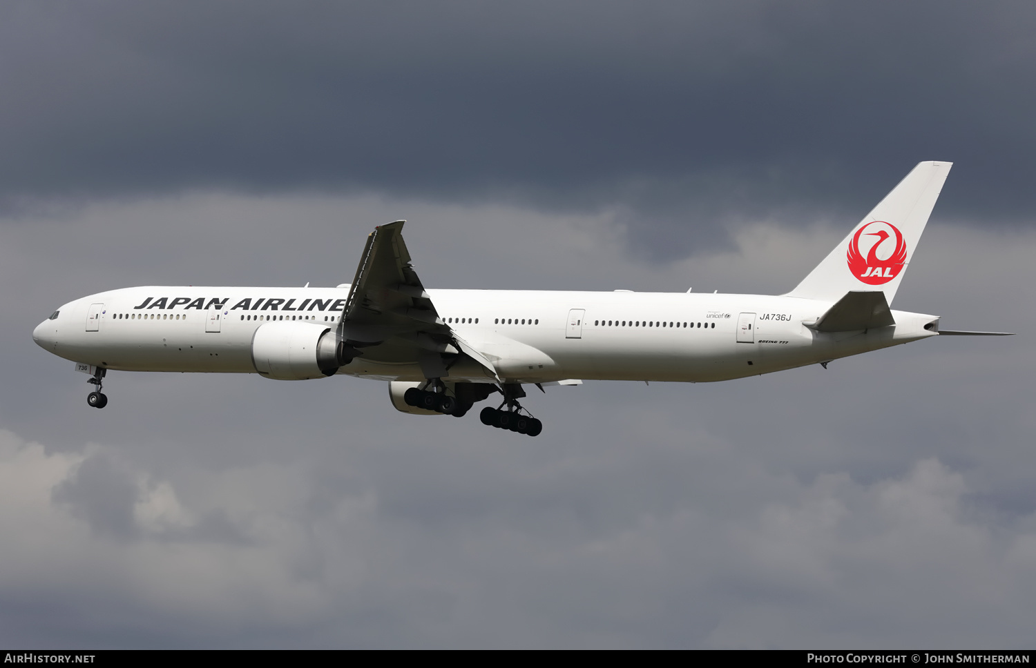 Aircraft Photo of JA736J | Boeing 777-346/ER | Japan Airlines - JAL | AirHistory.net #357854