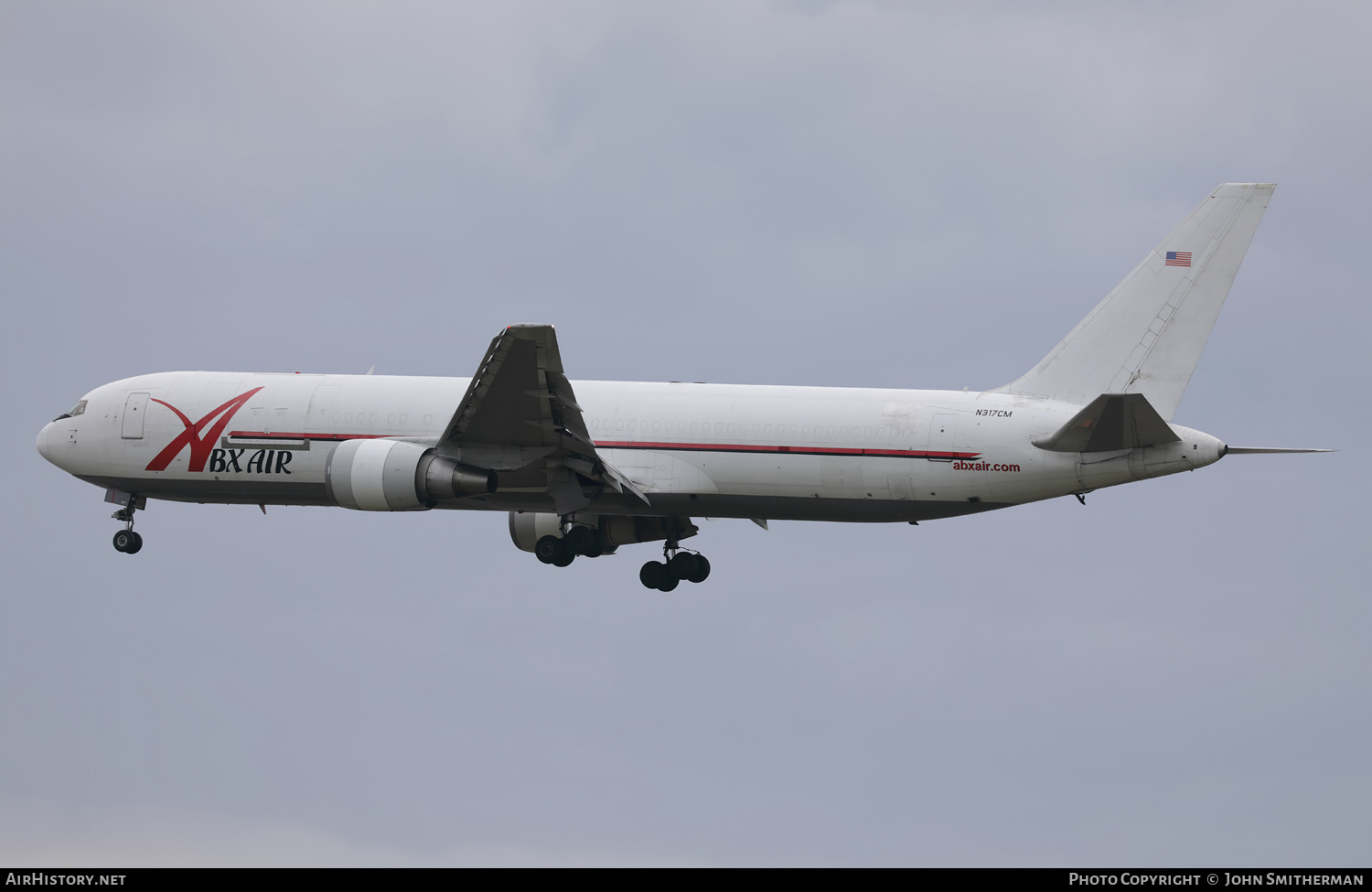 Aircraft Photo of N317CM | Boeing 767-338/ER(BDSF) | ABX Air | AirHistory.net #357859