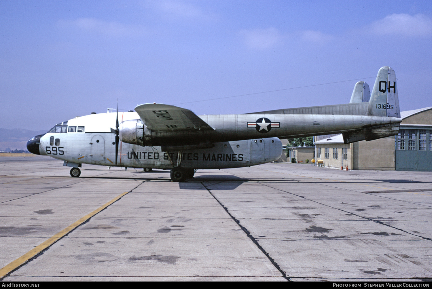 Aircraft Photo of 131695 | Fairchild C-119F Flying Boxcar | USA - Marines | AirHistory.net #357863
