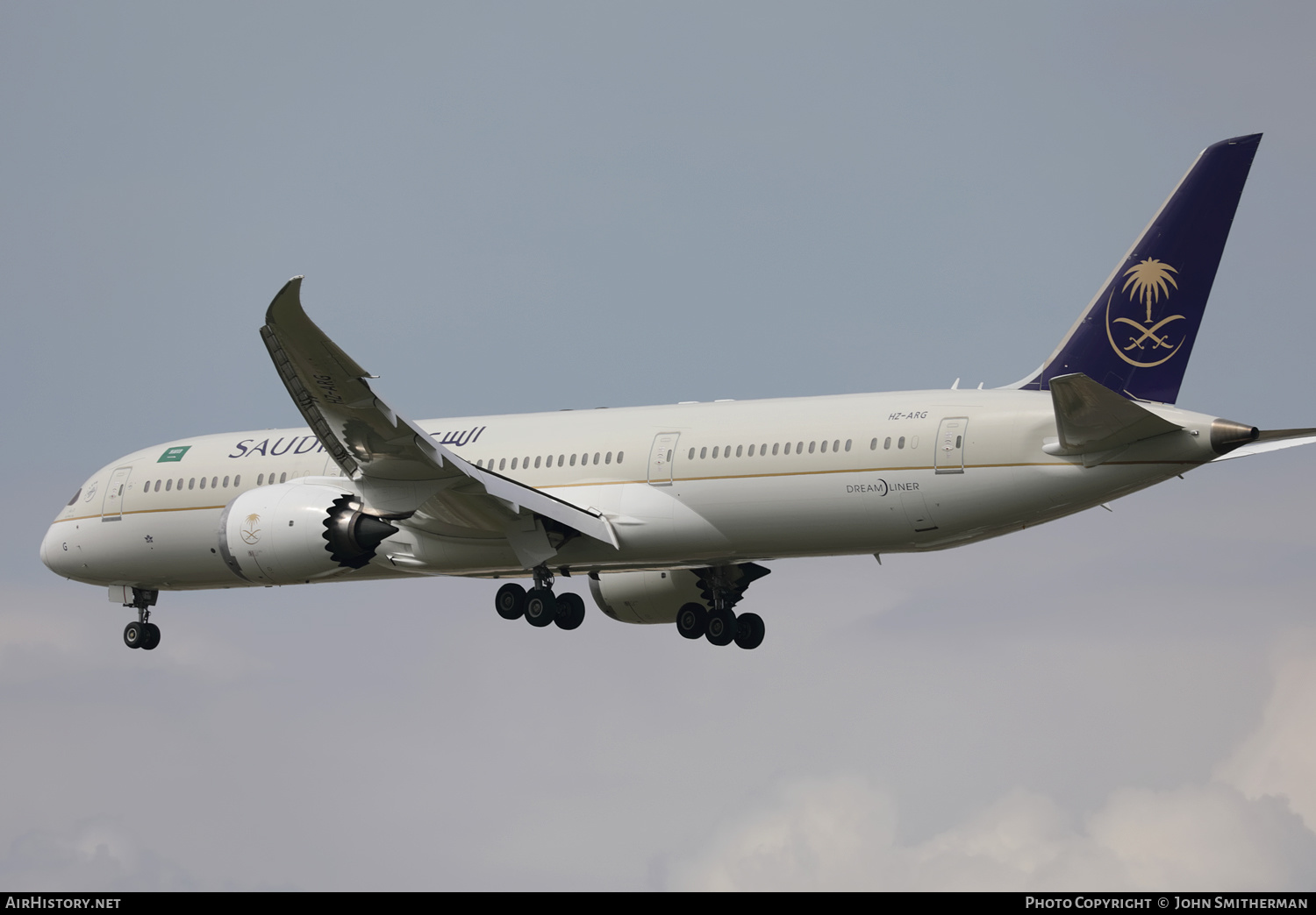 Aircraft Photo of HZ-ARG | Boeing 787-9 Dreamliner | Saudia - Saudi Arabian Airlines | AirHistory.net #357868