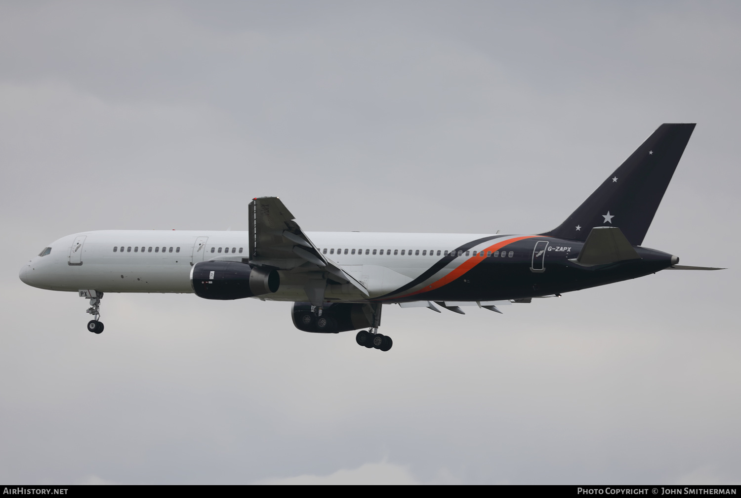 Aircraft Photo of G-ZAPX | Boeing 757-256 | Titan Airways | AirHistory.net #357905