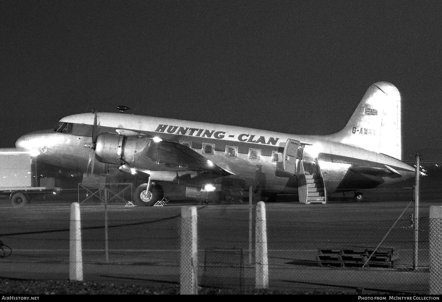 Aircraft Photo of G-AMNK | Vickers 634 Viking 1B | Hunting-Clan Air Transport | AirHistory.net #357931