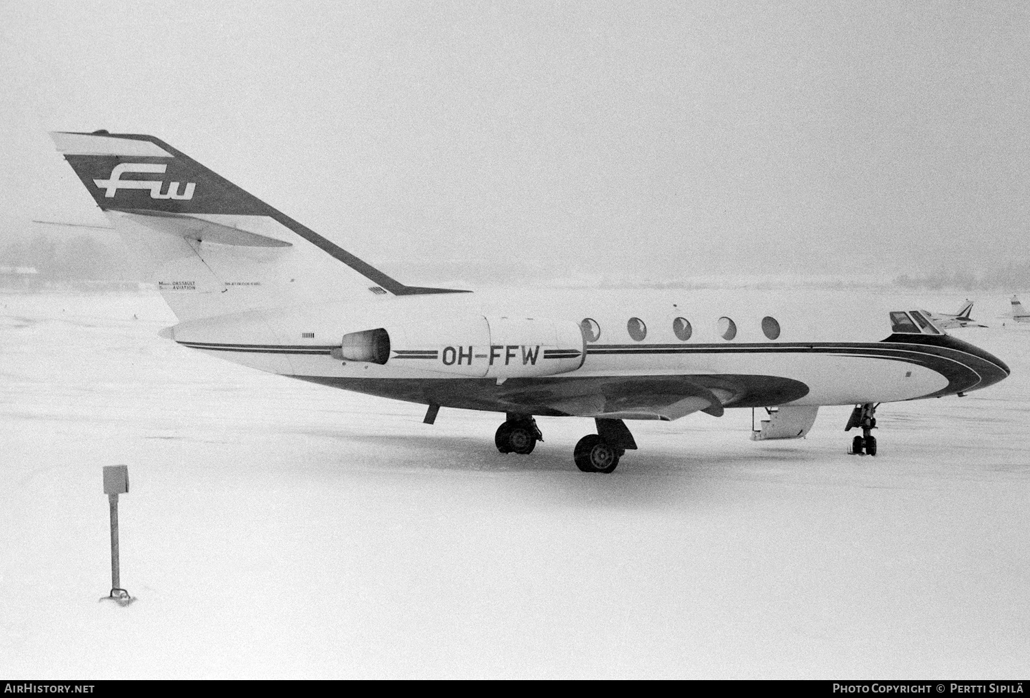 Aircraft Photo of OH-FFW | Dassault Falcon 20F | Finnwings | AirHistory.net #357942