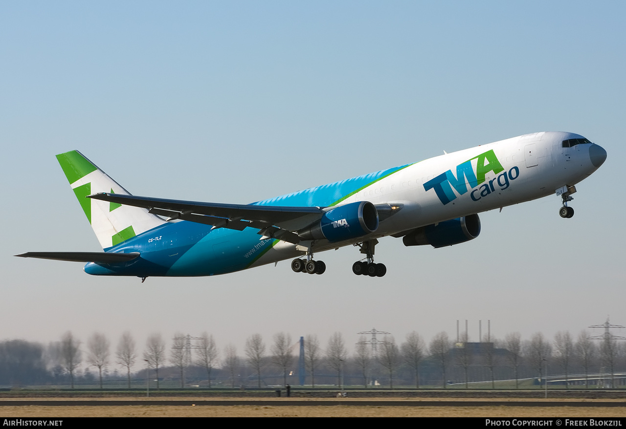 Aircraft Photo of CS-TLZ | Boeing 767-375/ER(BDSF) | TMA Cargo - Trans Mediterranean Airways | AirHistory.net #357977