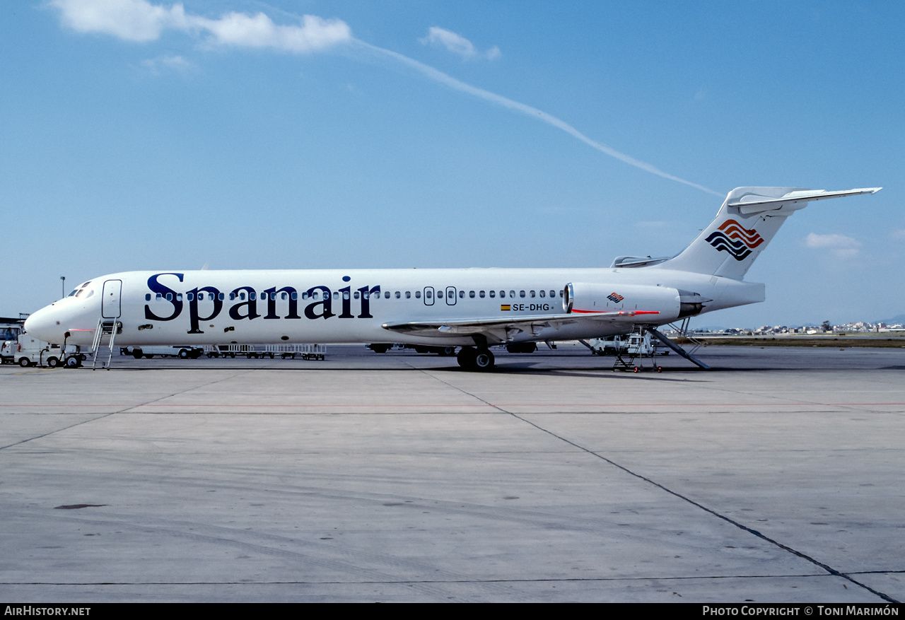 Aircraft Photo of SE-DHG | McDonnell Douglas MD-87 (DC-9-87) | Spanair | AirHistory.net #357980