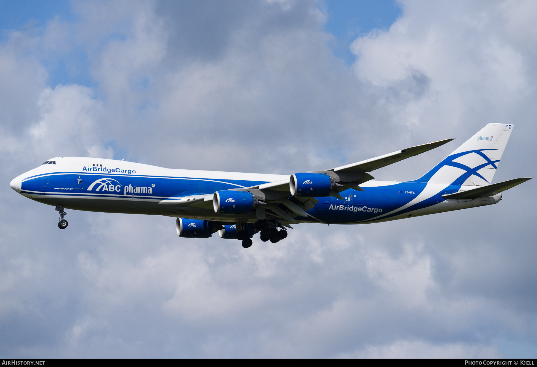 Aircraft Photo of VQ-BFE | Boeing 747-83QF/SCD | ABC Pharma - AirBridgeCargo Airlines | AirHistory.net #358013