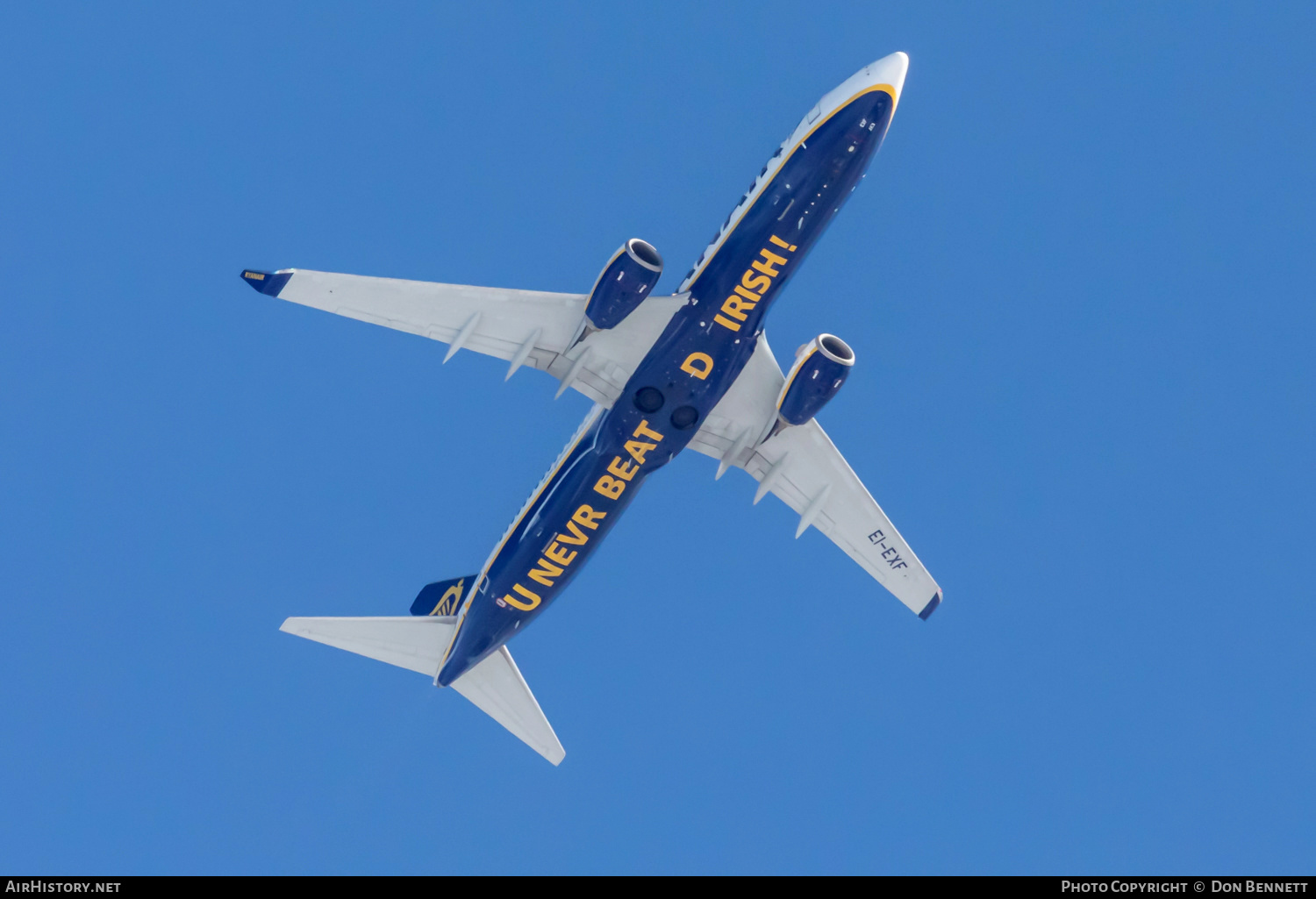 Aircraft Photo of EI-EXF | Boeing 737-8AS | Ryanair | AirHistory.net #358016