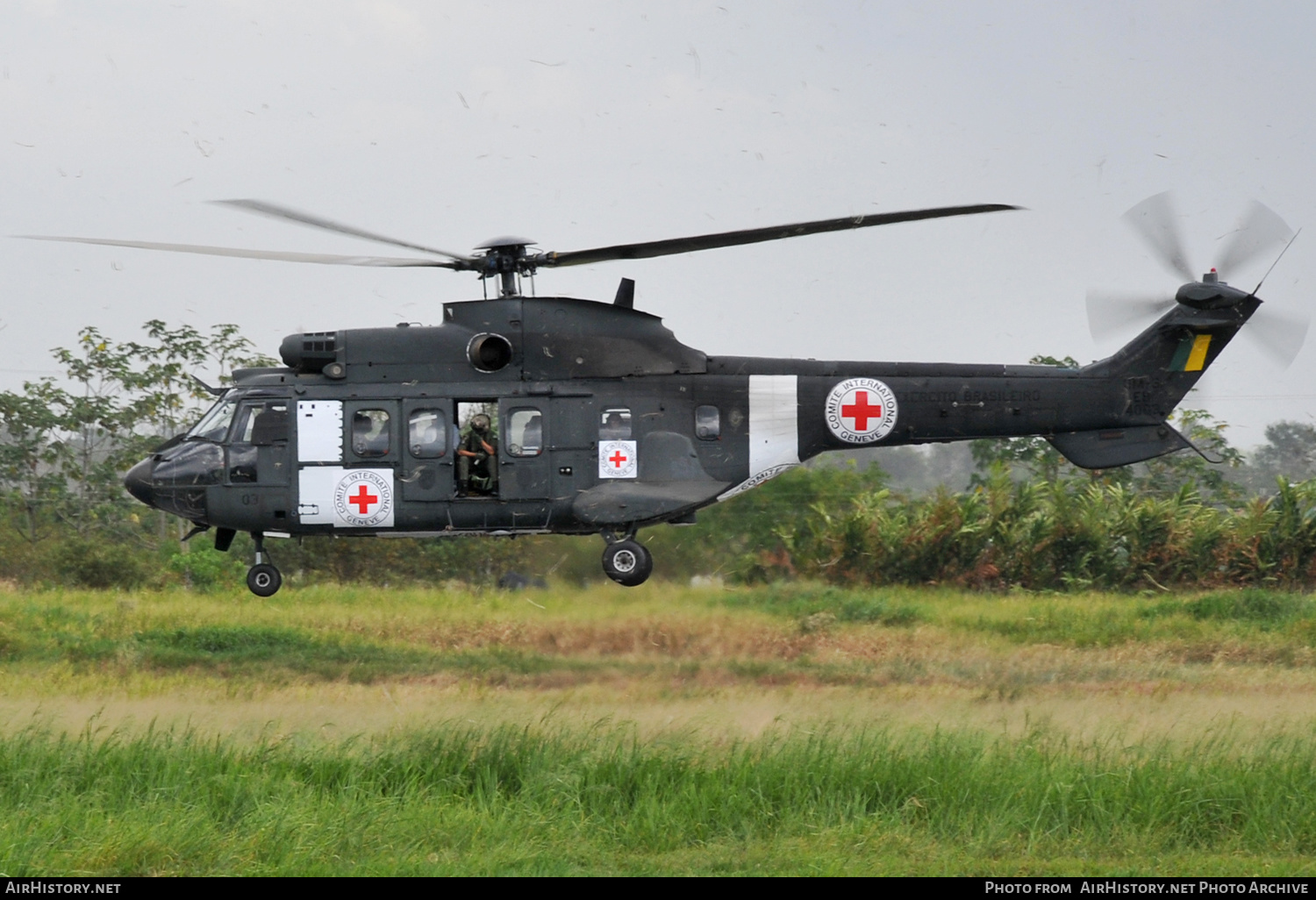 Aircraft Photo of EB-4003 | Aerospatiale HM-3 Cougar (AS-532UE) | Brazil - Army | AirHistory.net #358026