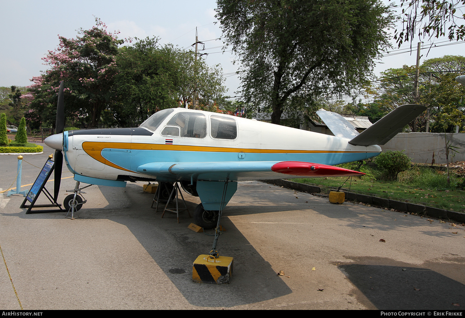 Aircraft Photo of HS-TBE | Beech 35 Bonanza | Thailand - Air Force | AirHistory.net #358039