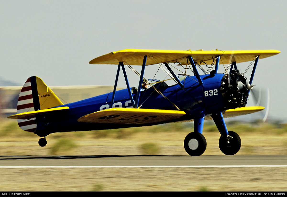 Aircraft Photo of N68832 / 832 | Boeing E75 Kaydet | USA - Air Force | AirHistory.net #358044