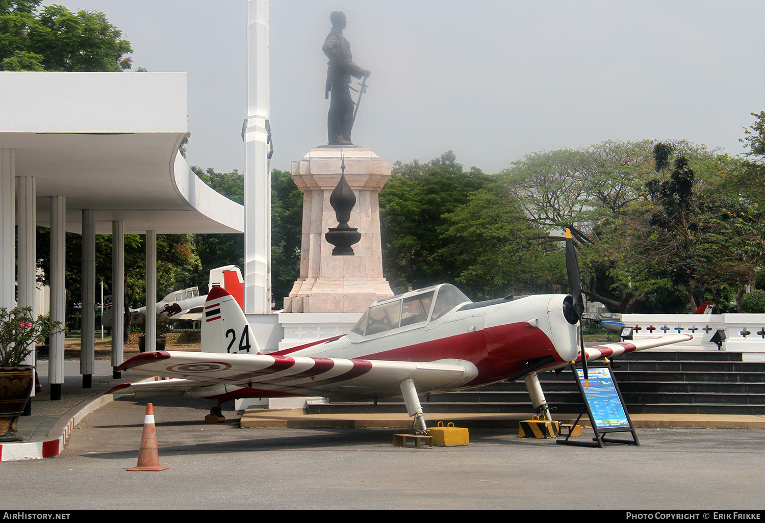 Aircraft Photo of B.F9-24/95 | De Havilland Canada DHC-1 Chipmunk T20 | Thailand - Air Force | AirHistory.net #358048