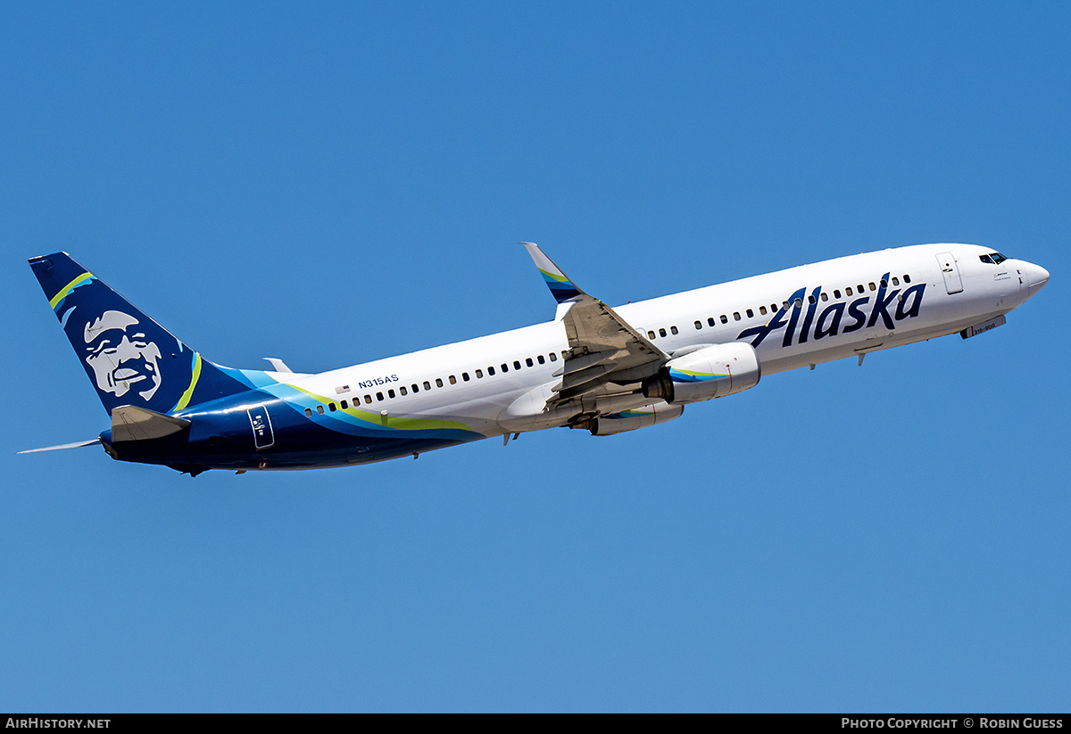 Aircraft Photo of N315AS | Boeing 737-990 | Alaska Airlines | AirHistory.net #358069