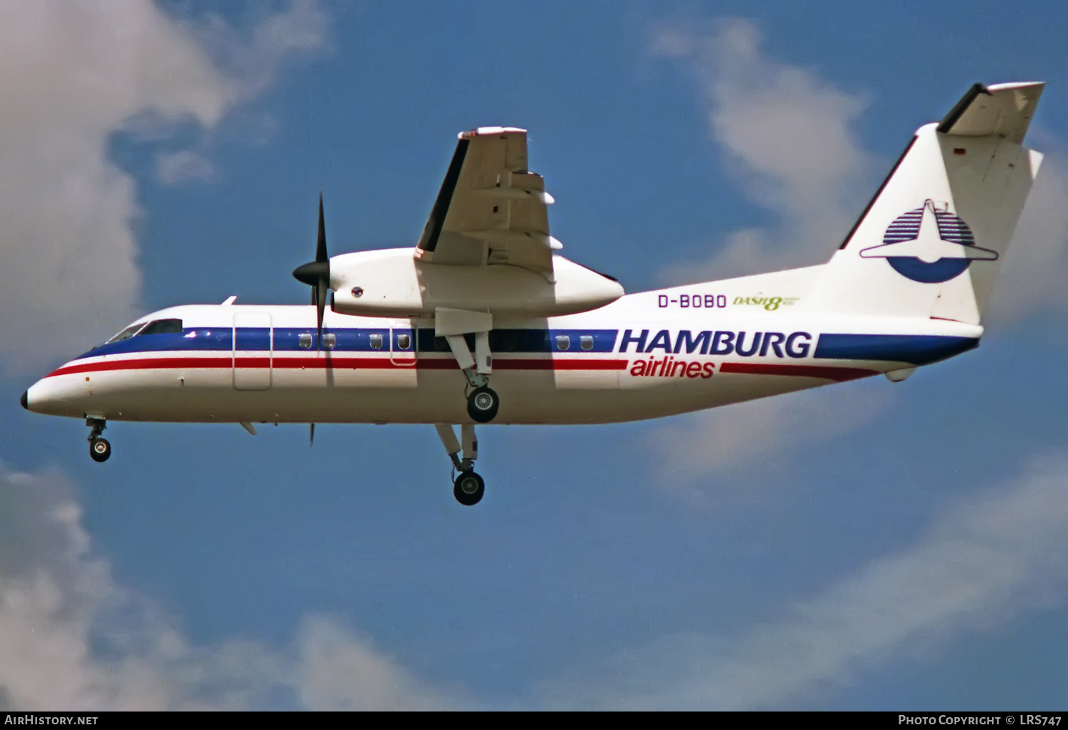 Aircraft Photo of D-BOBO | De Havilland Canada DHC-8-102 Dash 8 | Hamburg Airlines | AirHistory.net #358089