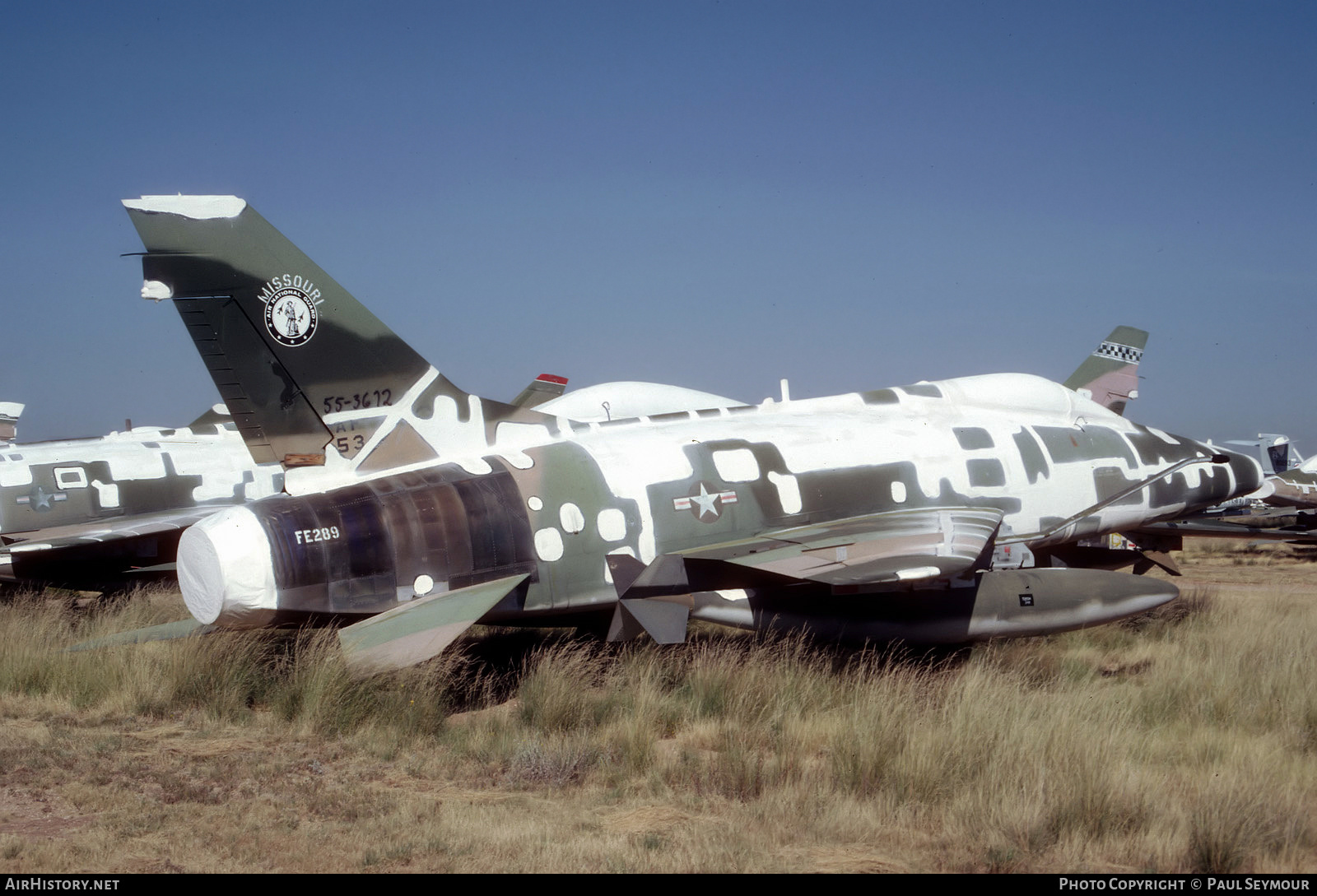 Aircraft Photo of 55-3672 | North American F-100D Super Sabre | USA - Air Force | AirHistory.net #358093
