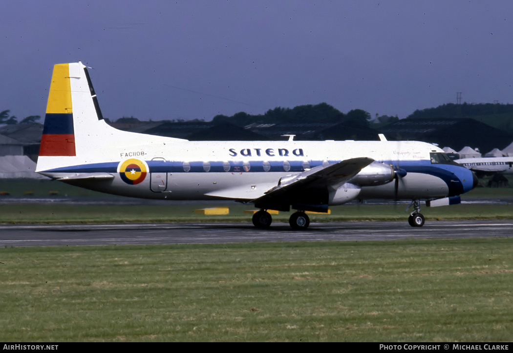 Aircraft Photo of FAC1108 | British Aerospace BAe-748 Srs2B/371LFD | Colombia - Satena | AirHistory.net #358121