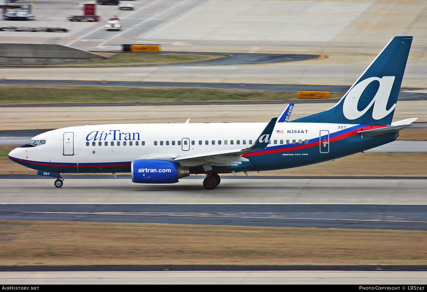 Aircraft Photo of N354AT | Boeing 737-7BD | AirTran | AirHistory.net #358158