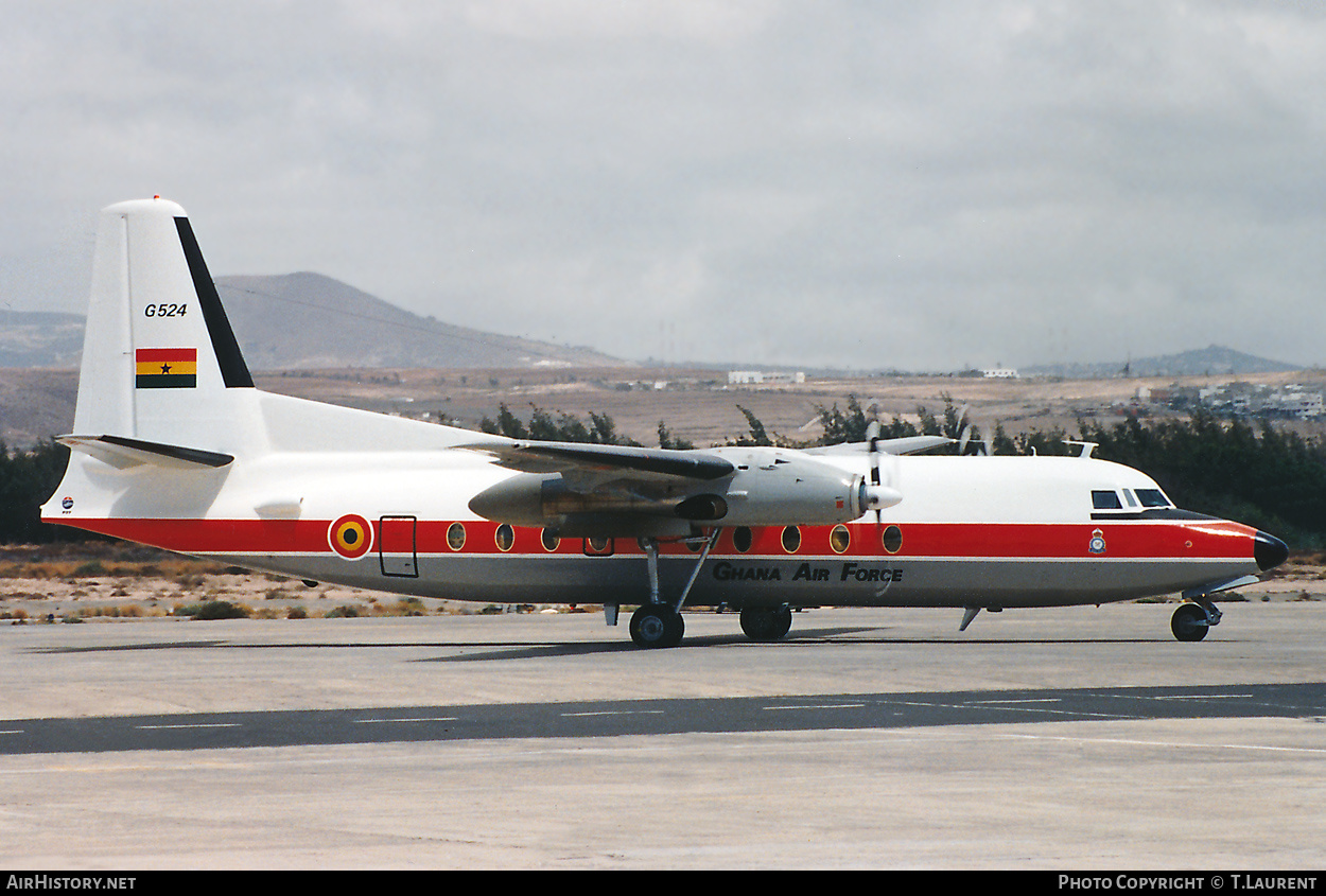 Aircraft Photo of G524 | Fokker F27-600 Friendship | Ghana - Air Force | AirHistory.net #358162