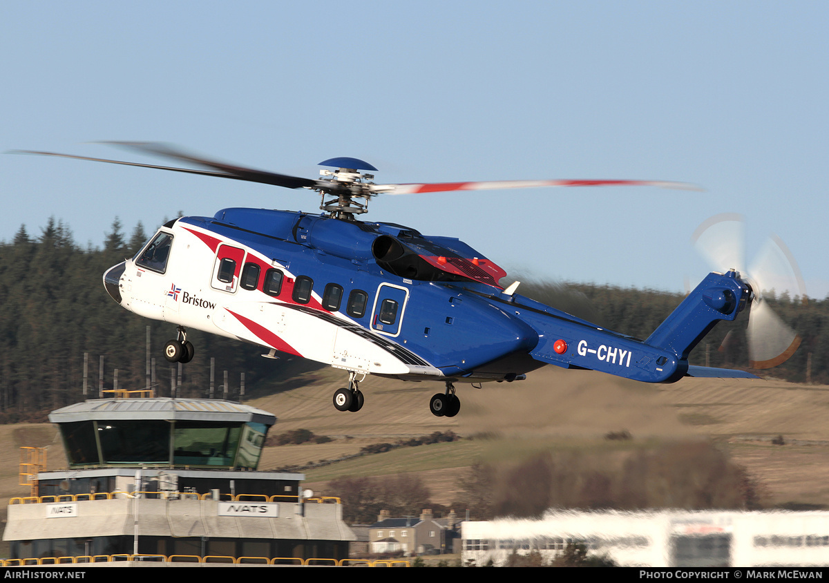 Aircraft Photo of G-CHYI | Sikorsky S-92A | Bristow Helicopters | AirHistory.net #358165