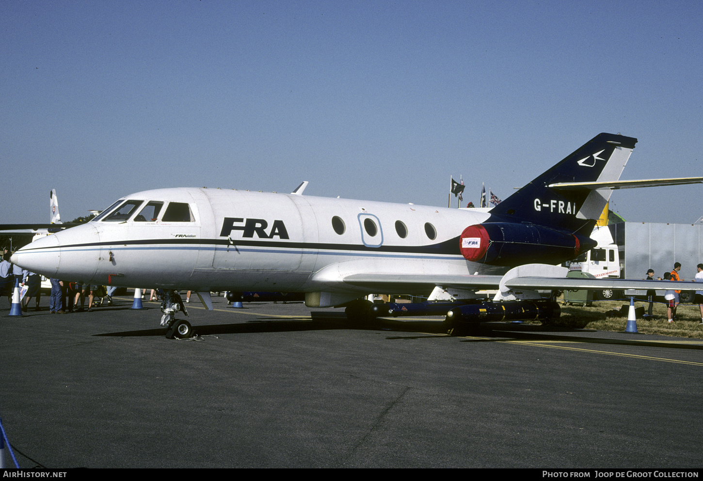 Aircraft Photo of G-FRAI | Dassault Falcon 20DC | FRA - FR Aviation | AirHistory.net #358168