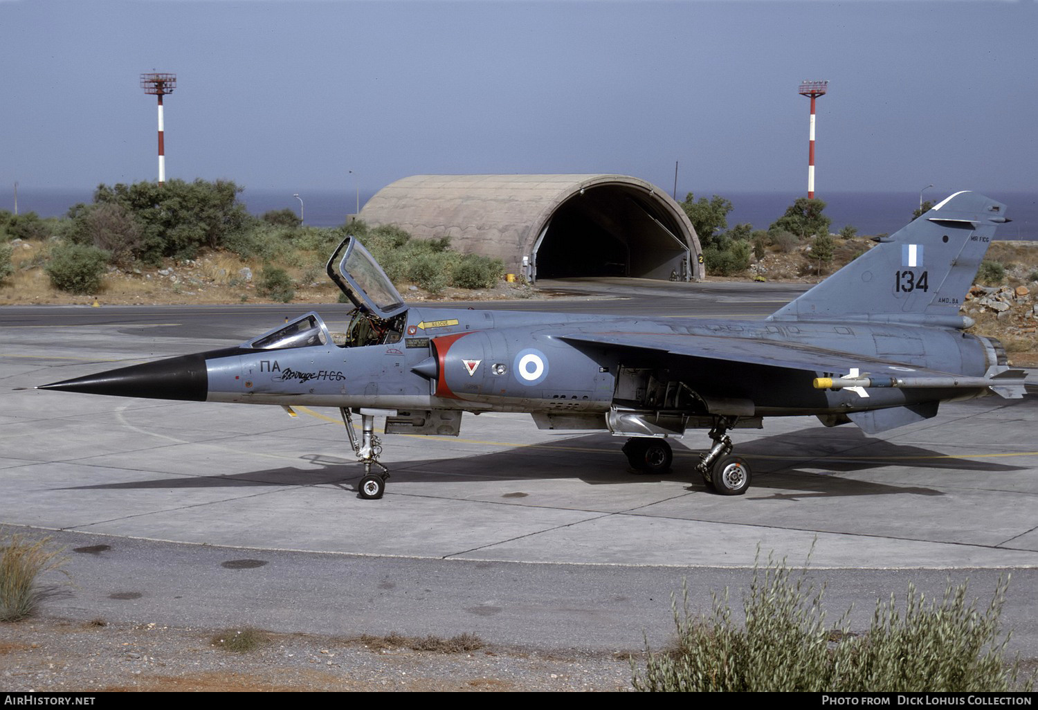 Aircraft Photo of 134 | Dassault Mirage F1CG | Greece - Air Force | AirHistory.net #358171
