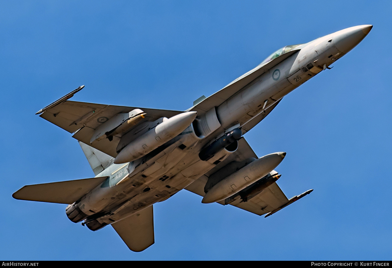 Aircraft Photo of A21-26 | McDonnell Douglas F/A-18A Hornet | Australia - Air Force | AirHistory.net #358174