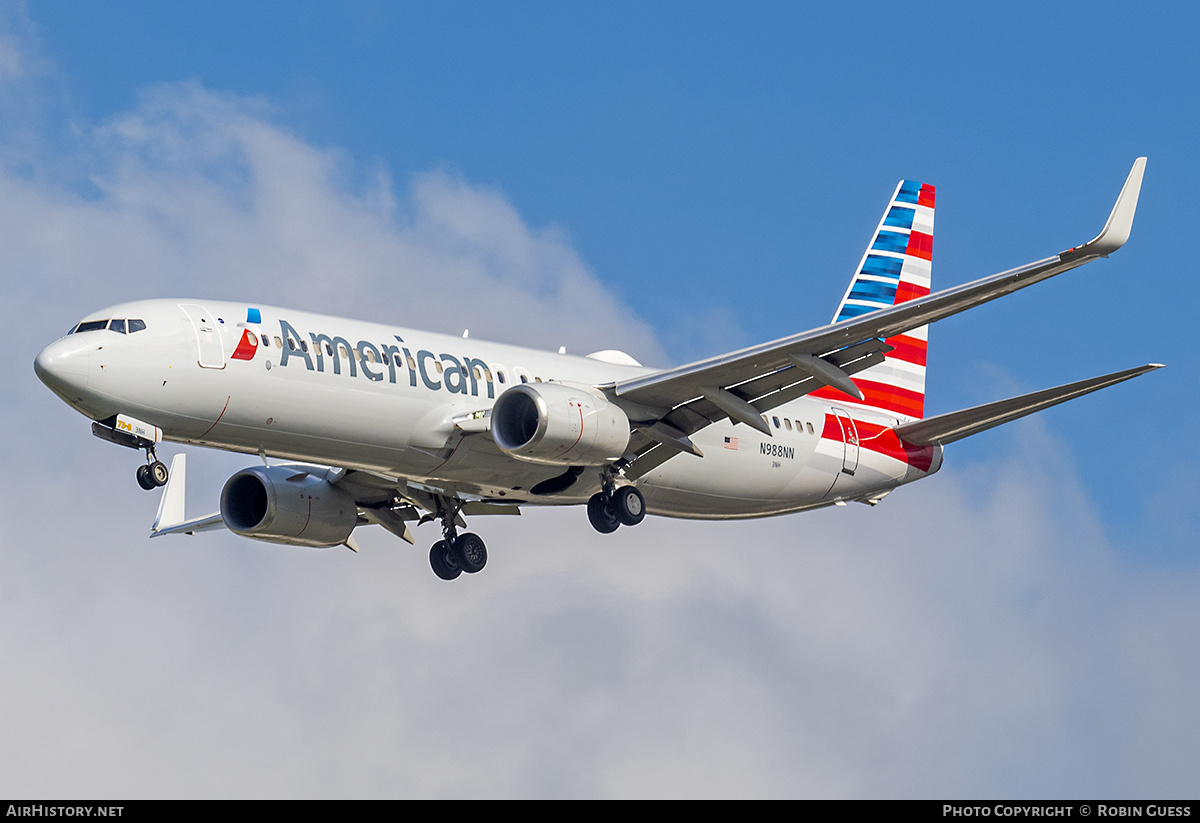 Aircraft Photo of N988NN | Boeing 737-823 | American Airlines | AirHistory.net #358206