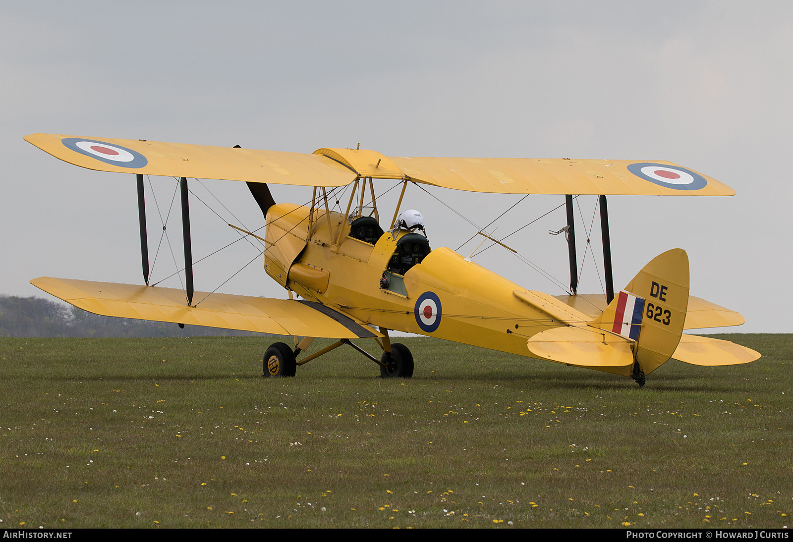 Aircraft Photo of G-ANFI / DE623 | De Havilland D.H. 82A Tiger Moth | UK - Air Force | AirHistory.net #358250