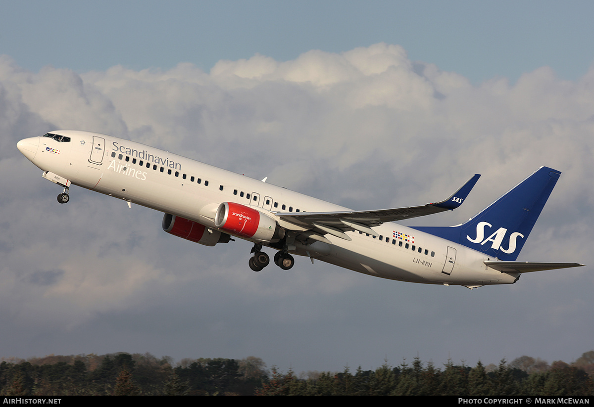 Aircraft Photo of LN-RRH | Boeing 737-883 | Scandinavian Airlines - SAS | AirHistory.net #358280