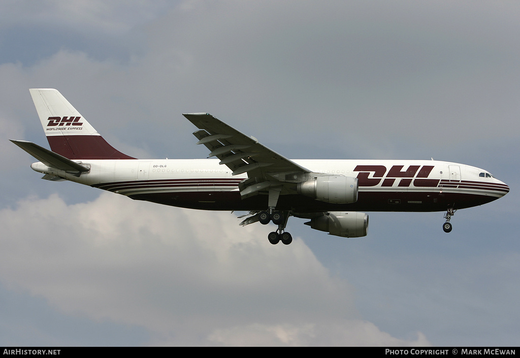 Aircraft Photo of OO-DLG | Airbus A300B4-203(F) | DHL Worldwide Express | AirHistory.net #358288
