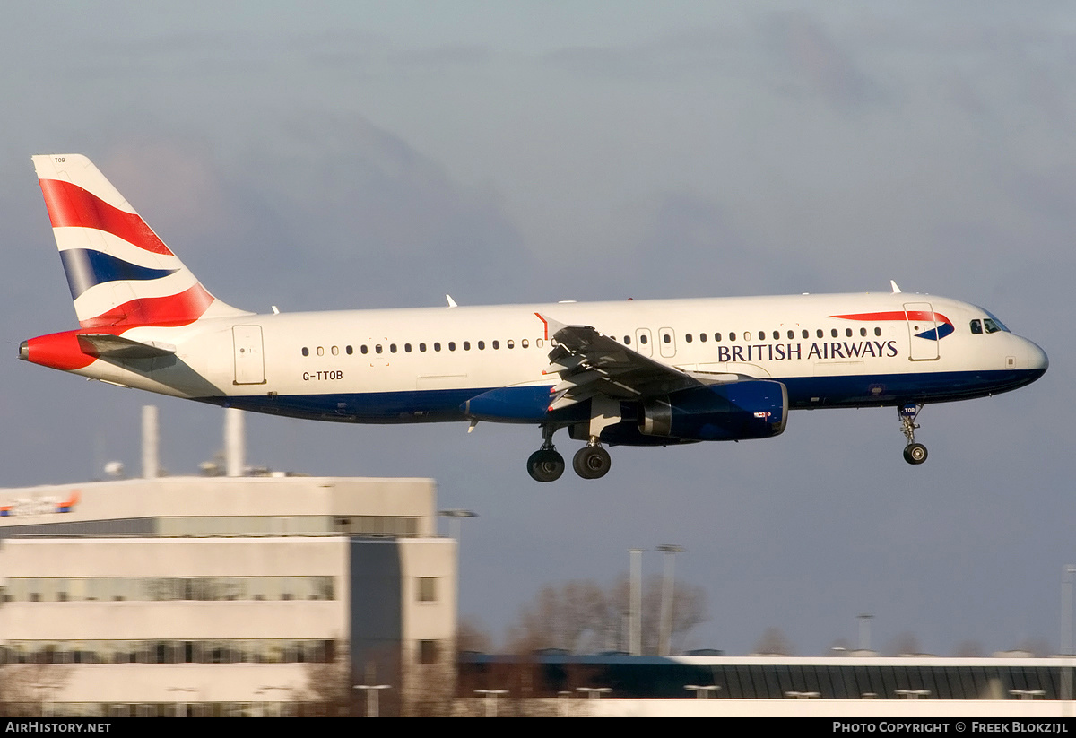 Aircraft Photo of G-TTOB | Airbus A320-232 | British Airways | AirHistory.net #358289